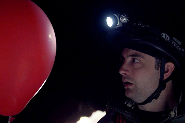 Graham Skipper plays a mountain climber who encounters a high-altitude surprise in Frank H. Woodward's new short film BALLOON