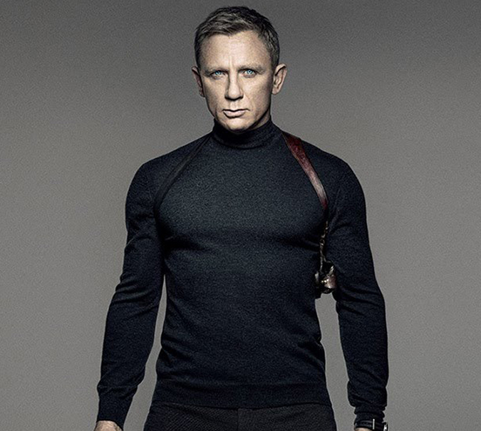 Daniel Craig as James Bond in SPECTRE, now in theaters.