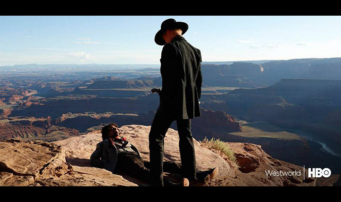 Ed Harris in Westworld, coming to HBO in 2016.