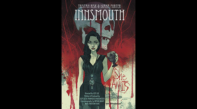 Poster for director Izzy Lee's Lovecraftian horror short INNSMOUTH.
