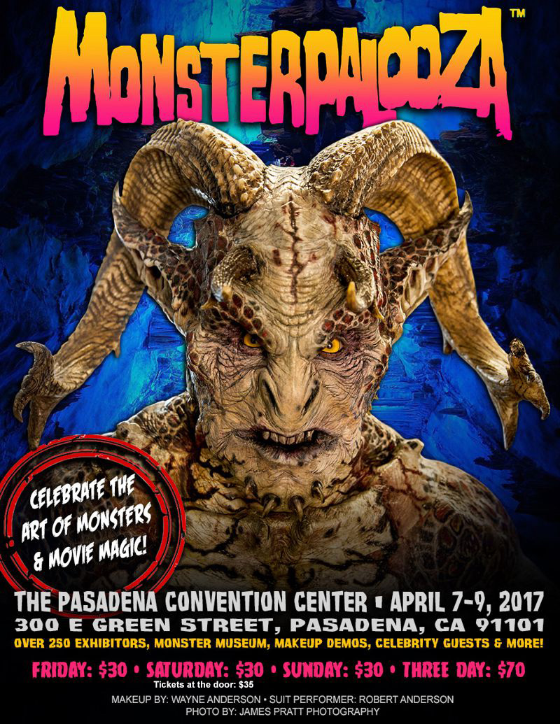 Join the Damn Dirty Geeks at our live podcast recording from Monsterpalooza 2017 on April 7th from 6:30-7:30pm at the Pasadena Convention Center. Tickets to the convention are still available!