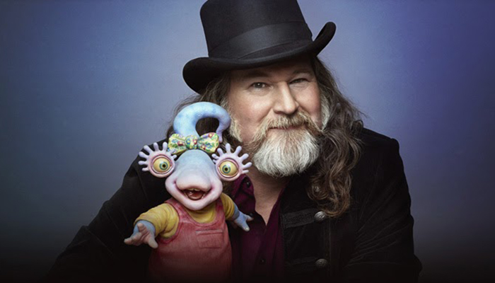 Publicity photo of Kirk R. Thatcher as a judge on the creature making SyFy series Jim Henson's Creature Shop.